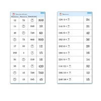 Комплект карточек (10) "Обучающий калейдоскоп. Умножение и деление в два шага" - «globural.ru» - Салехард