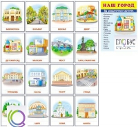 Раздаточные карточки "Наш город" - «globural.ru» - Салехард