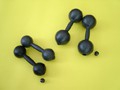 Гантели пластмассовые 0.8 кг с наполнителем - «globural.ru» - Салехард