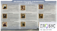 Стенд "Великие русские художники" - «globural.ru» - Салехард