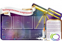 Стенд "Наблюдательная астрономия" - «globural.ru» - Салехард