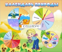 Стенд "Календарь природы" (вариант 1) - «globural.ru» - Салехард