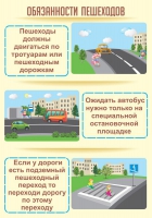 Стенд "Обязанности пешехода часть 2" - «globural.ru» - Салехард