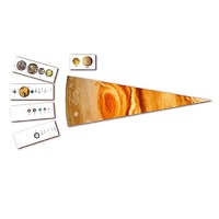 Модель-аппликация "Сравнительные размеры Солнца, планет и их спутников" - «globural.ru» - Салехард