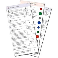 Комплект карточек (10) "Обучающий калейдоскоп. Музыкальные термины" - «globural.ru» - Салехард