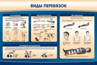 Стенд "Виды перевязок" - «globural.ru» - Салехард