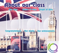 Стенд "About our class" - «globural.ru» - Салехард