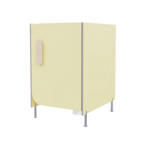 Гигиеническая кабинка из коллекции «НЕГА» (цвет желтый) - «globural.ru» - Салехард