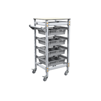 Тележка 1-секционная для учебных наборов и цифровых лабораторных комплексов SenseDisc - «globural.ru» - Салехард