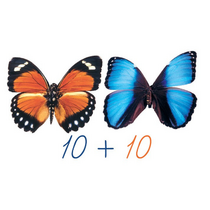 Счетный материал на магнитах "Бабочки-1". - «globural.ru» - Салехард