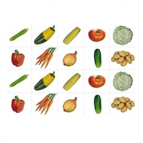 Комплект карточек. Серия наглядных пособий "Запоминай, играй, считай". Овощи. - «globural.ru» - Салехард