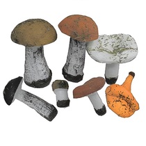 Набор муляжей грибов 7 штук - «globural.ru» - Салехард