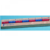 Счетная линейка для работы со счетным материалом, 1 метр. (Серия "От 1 до 100") - «globural.ru» - Салехард