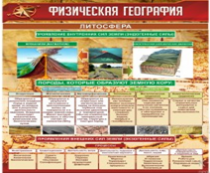 Стенд "Физическая география. Литосфера" (вариант 1) - «globural.ru» - Салехард