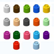  Элемент конструктора одиночный одноцветный Color Blocks 100 штук - «globural.ru» - Салехард