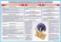 Стенд-уголок "Техника безопасности на уроках физики" - «globural.ru» - Салехард