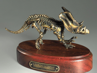 Модель скелета динозавра Pentaceratops - «globural.ru» - Салехард