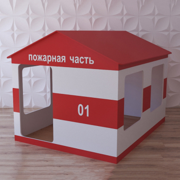Детский игровой домик «Пожарная служба» - «globural.ru» - Салехард