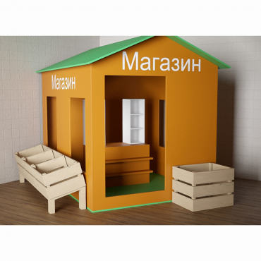 Игровой домик «Рынок» - «globural.ru» - Салехард