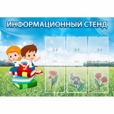Стенд информационный с 6 карманами - «globural.ru» - Салехард