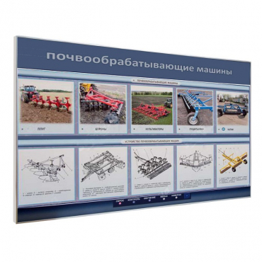 Электрифицированный светодинамический стенд «Почвообрабатывающие машины» - «globural.ru» - Салехард